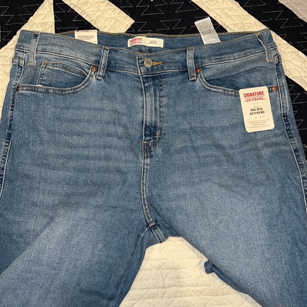 NWT Levi’s heritage boyfriend jeans size 16/33 - Picture 3 of 6